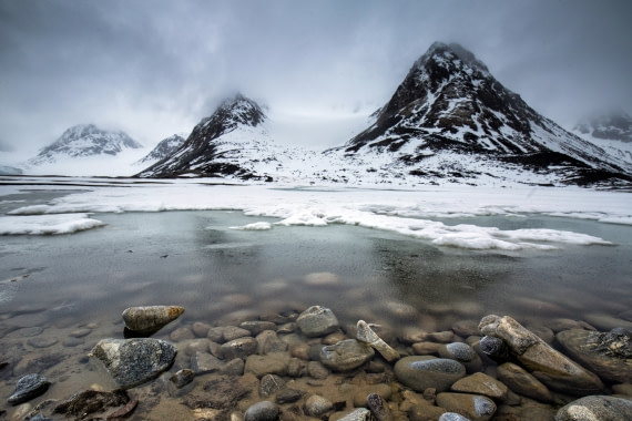 Landing in the arctic