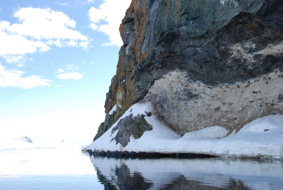 cliff to water