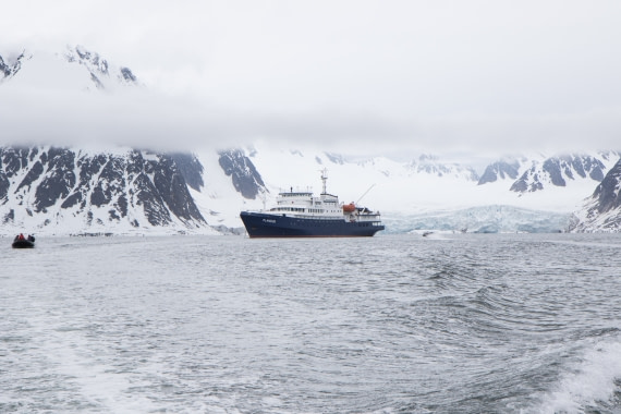 Looking at a glacier from your bedroom window