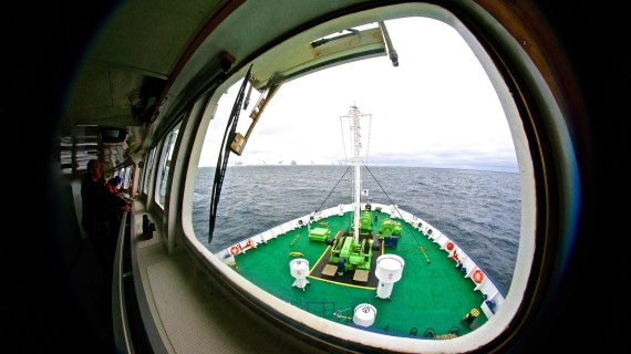 From the Bridge, M/V Ortelius, dec 2016