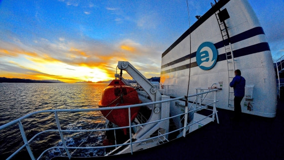 first eve & first sunset, m/v Plancius,atlantic odyssey, mar/apr 2017