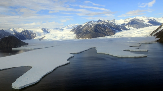 OTL27-17 Robertson Bay Glaciers from the air