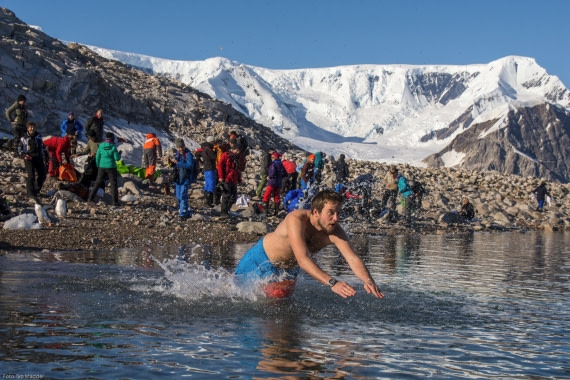 Ice swimming