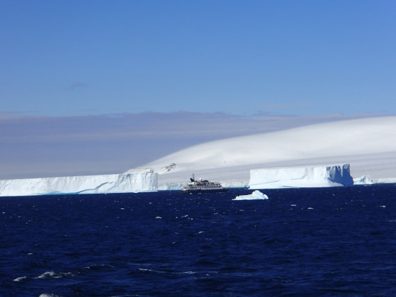 Between icebergs
