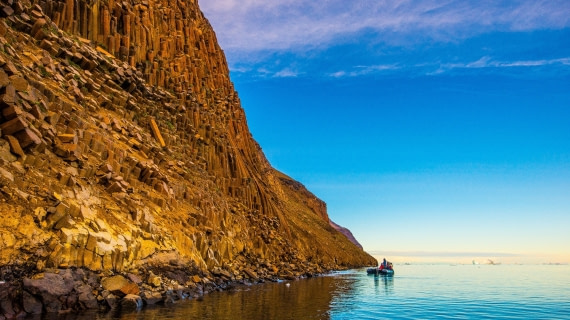 Columnar Basalt, geology of Greenland, Rembrandt van Rijn 8/2017