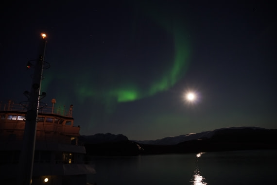 Northern lights with Plancius