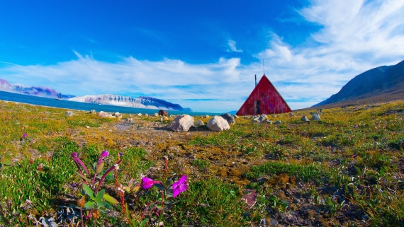 Hunter's hut, Franz Joseph fjord, s/v Rrembrandt van Rijn  8/2017