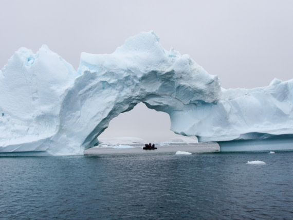 Framed by an Iceberg