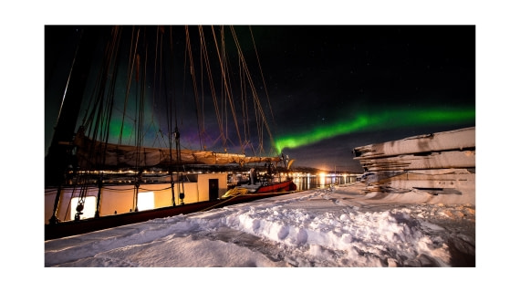 Aurora, Sandiest, No., S/V Nooderlicht, whales & auroras 12/2017