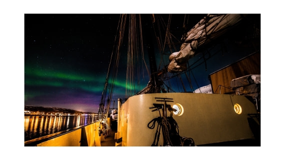 Aurora, Sandiest, No., S/V Nooderlicht, whales & auroras 12/2017