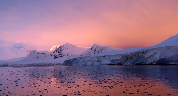 sunset  damroy point