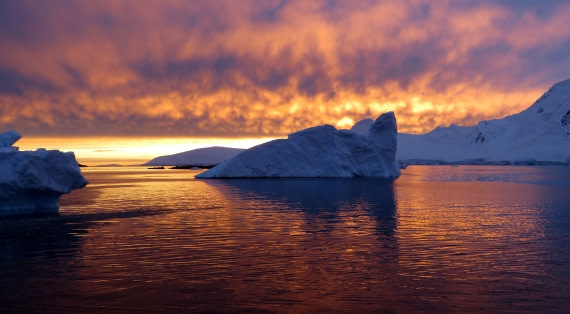 sunset  damroy point