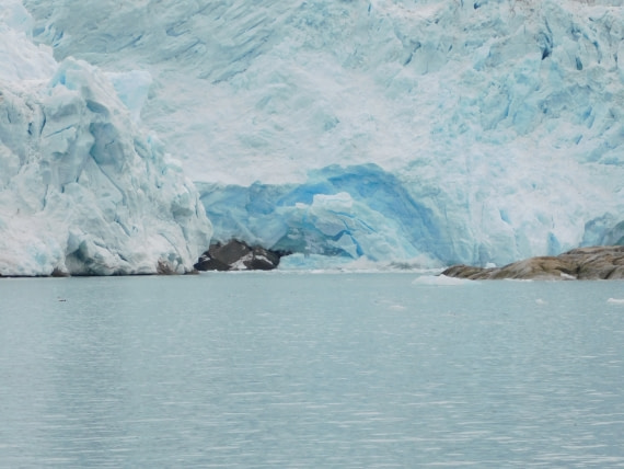 Glacier calving, Smeerenburgbreen - BEFORE