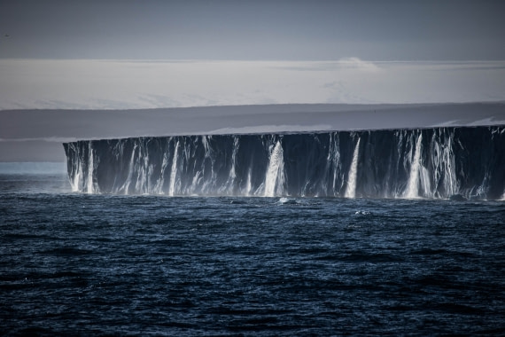 Austfonna waterfalls
