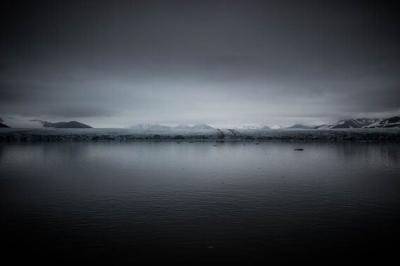 Glacier on the morning