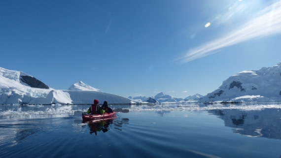Kayaking in Paradise Bay
