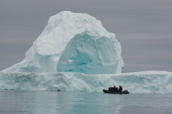 Graveyard of icebergs