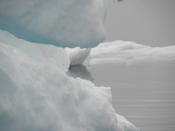 Dripping ice