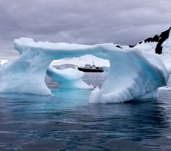 Plancius through the porthole