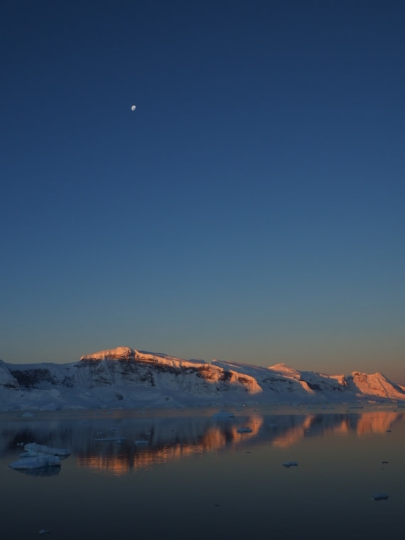 Moon over Mountains