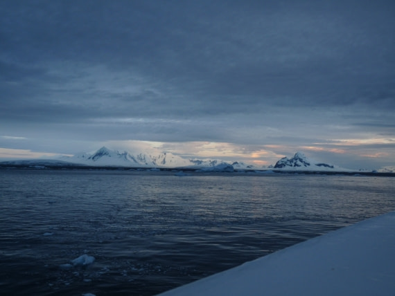 Lemaire Channel by evening