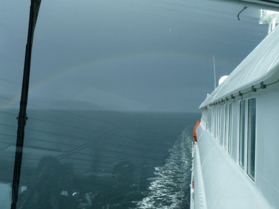 Rainbow over the Hondius