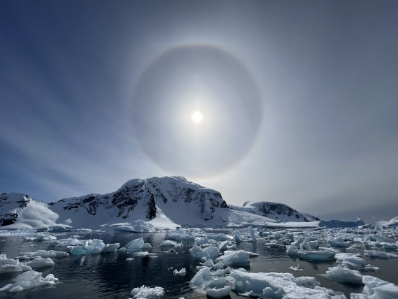 Halo over Antarctica