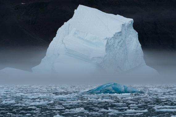 Very clean iceberg in Borvig Bay