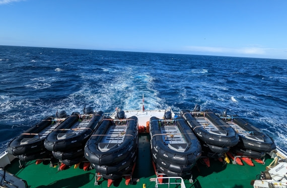 Zodiacs on the Drake