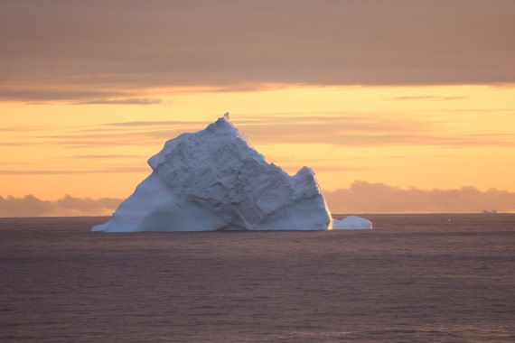 sunset antarctica