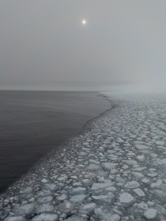 edge of pak-ice