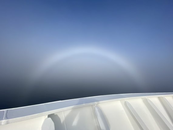 Rare and stunning Fog bow