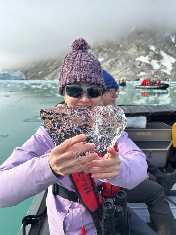 Beautiful clear sea ice
