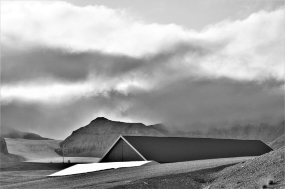 Ny Alesud black and white