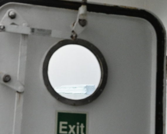 Iceberg in the window