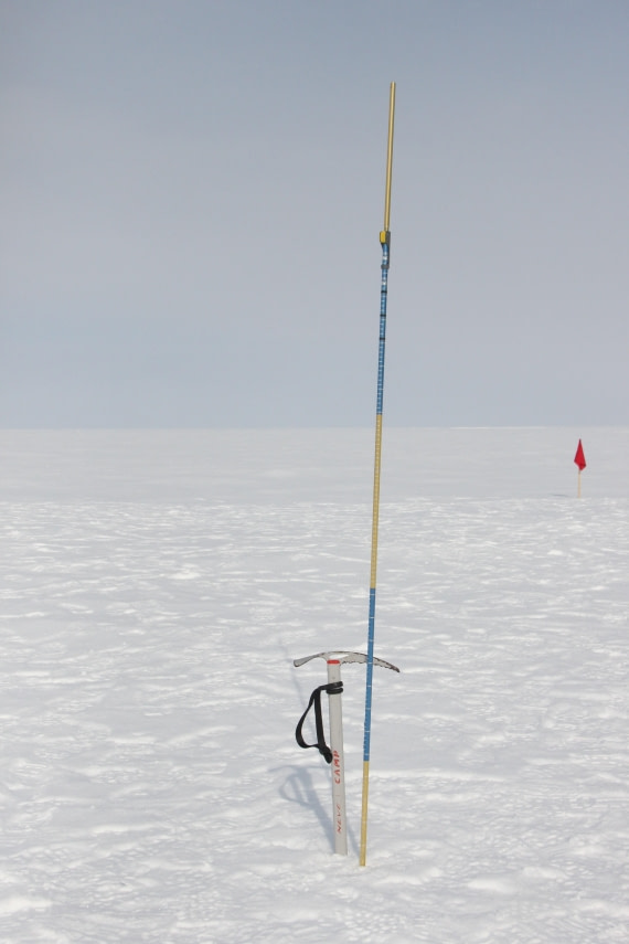 Equipment on the Ross Ice Shelf