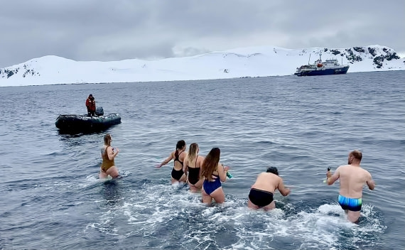 Antarctic baptism