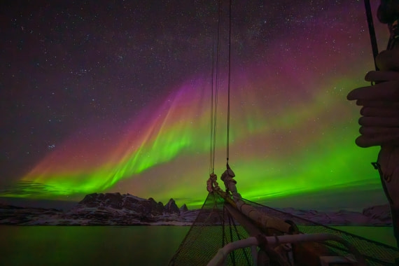 Rembrandt under the aurora