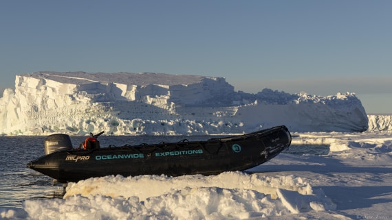 OTL30-25, Day 16, Zodiac on the sea ice © Sara Jenner - Oceanwide Expeditions.jpg