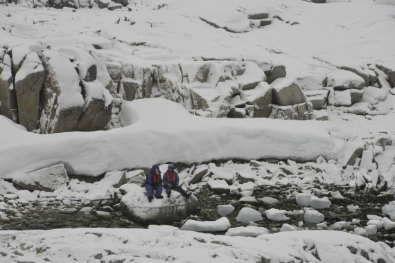 OTL31-25, Day 4, Gary-13Mar25-Sittin on a rock in the bay-Portal Pt © Gary Miller - Oceanwide Expeditions.JPG