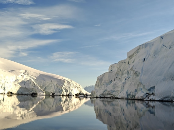 Landscape MV Ortelius 2 April 2025 Melchior Island Zodiac