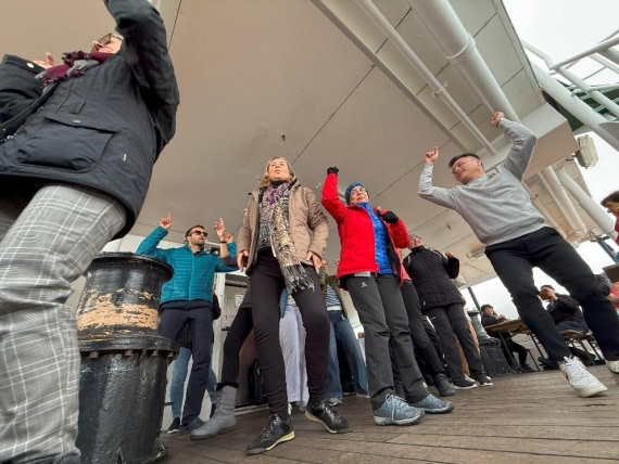 PLA07-25, Day 4, Dance party © Unknown photographer - Oceanwide Expeditions.jpg