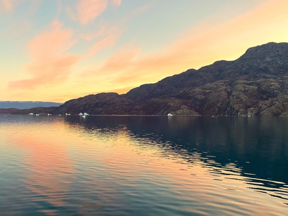 Sunrise from the ship