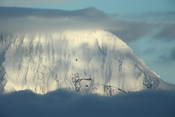Misty iceberg