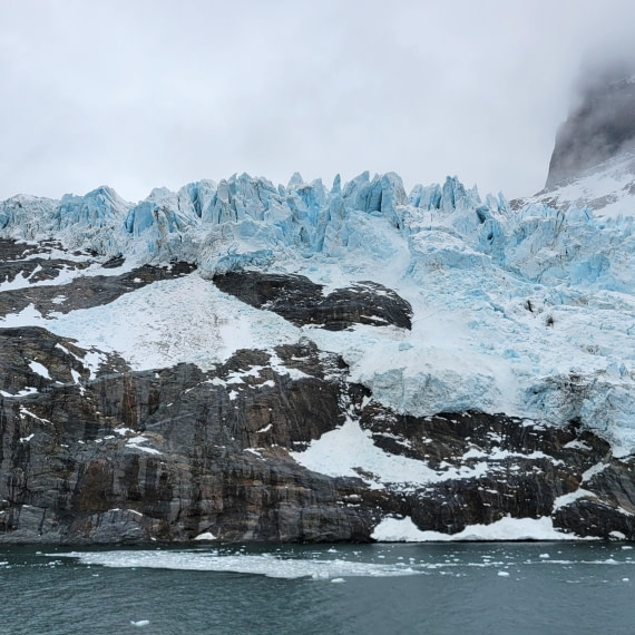 Drygalski Fjord, a dramatic, glacier-fed fjord located on the southeast coast of South Georgia Island