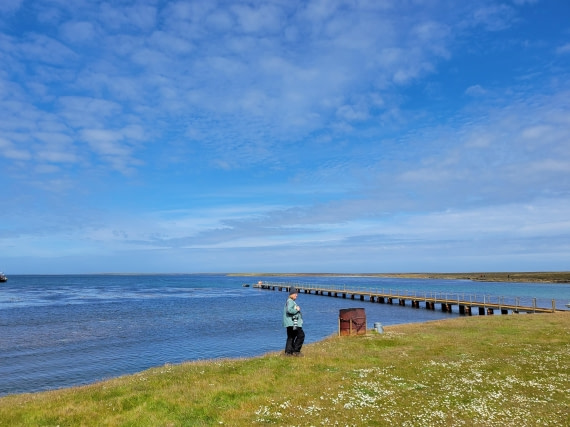 Blue Sky at George Island