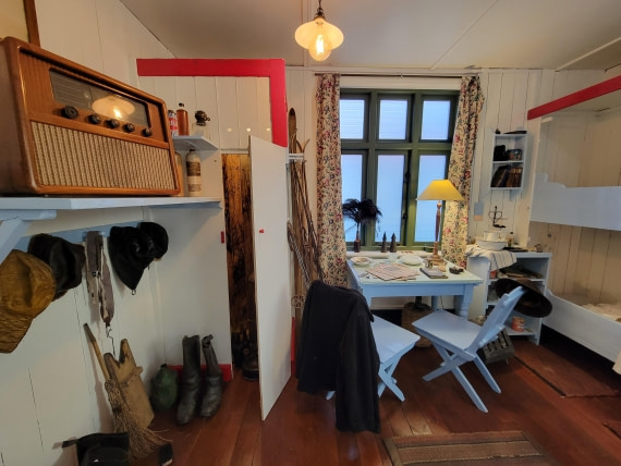 The Ringdal Room, the last manager of the Grytviken whaling station @Grytviken