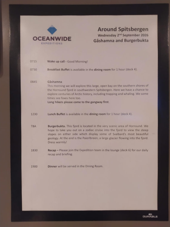 OTL13-26, Day 8, Daily program 2nd September.jpeg © Unknown Photographer - Oceanwide Expeditions.jpeg