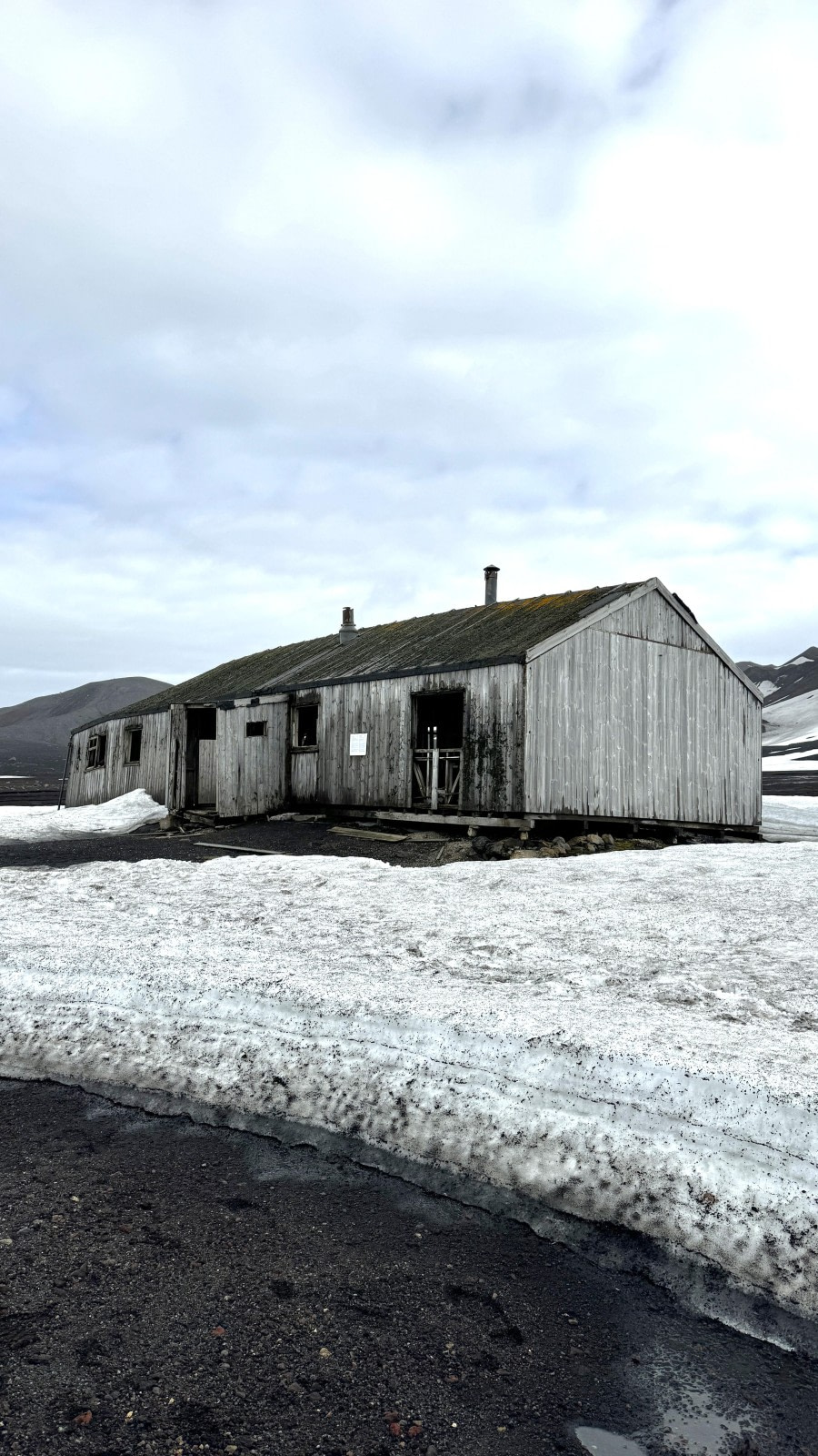 Whalers Bay and Half Moon Island