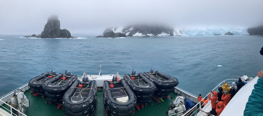 Elephant Island and at sea